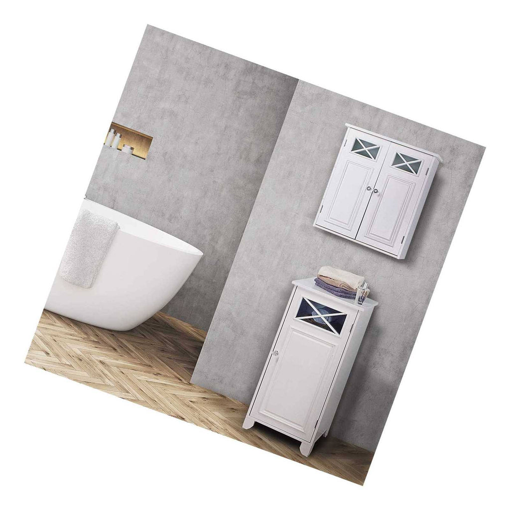 White Wall Cabinet E45290