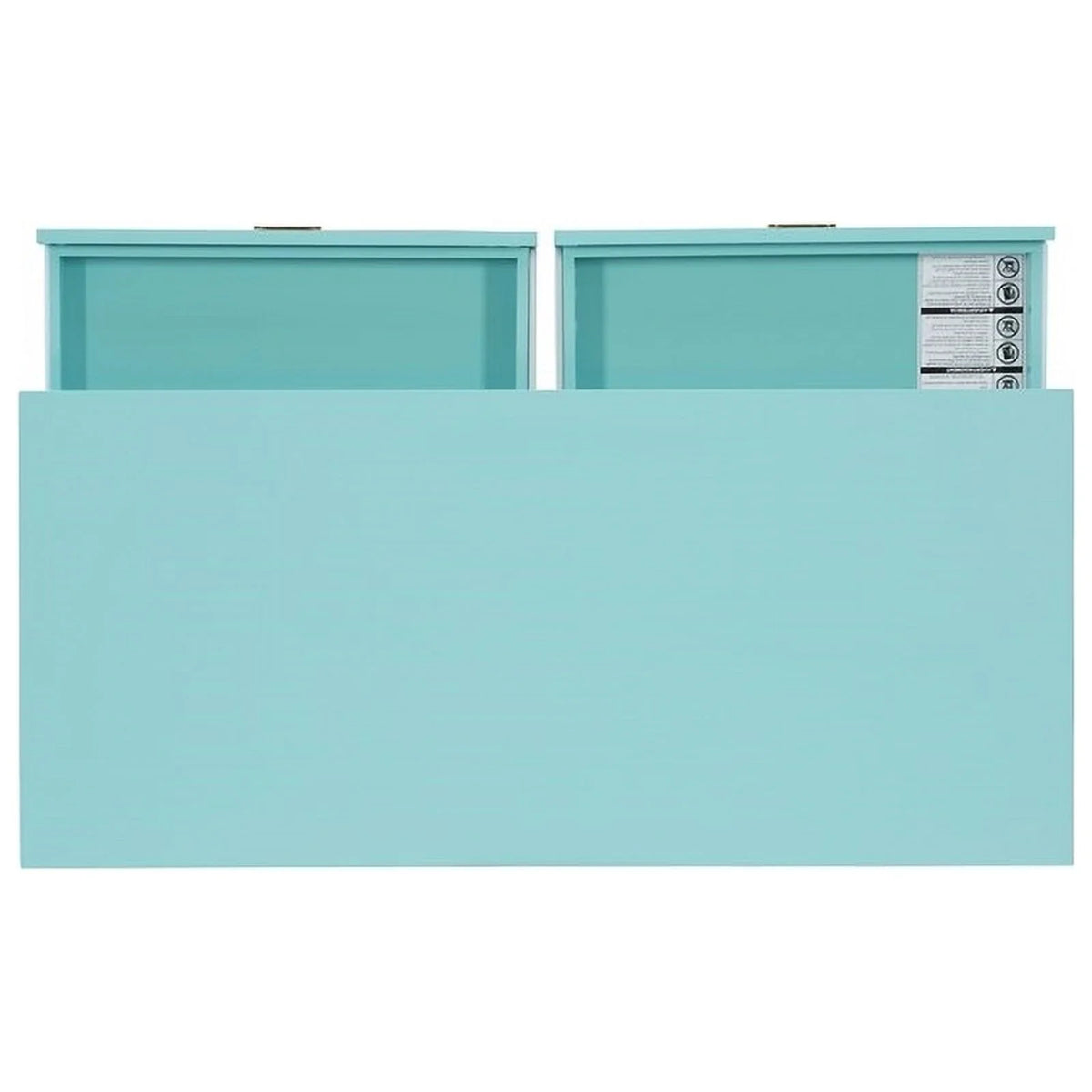Blue Wood Writing Desk L202
