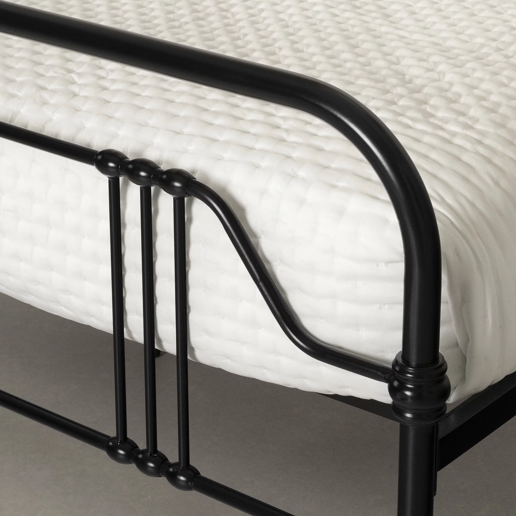 Queen Metal Platform Bed Black C22180