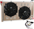 All Aluminum 4 Row Core Radiator with Fan Shroud Combo Z227