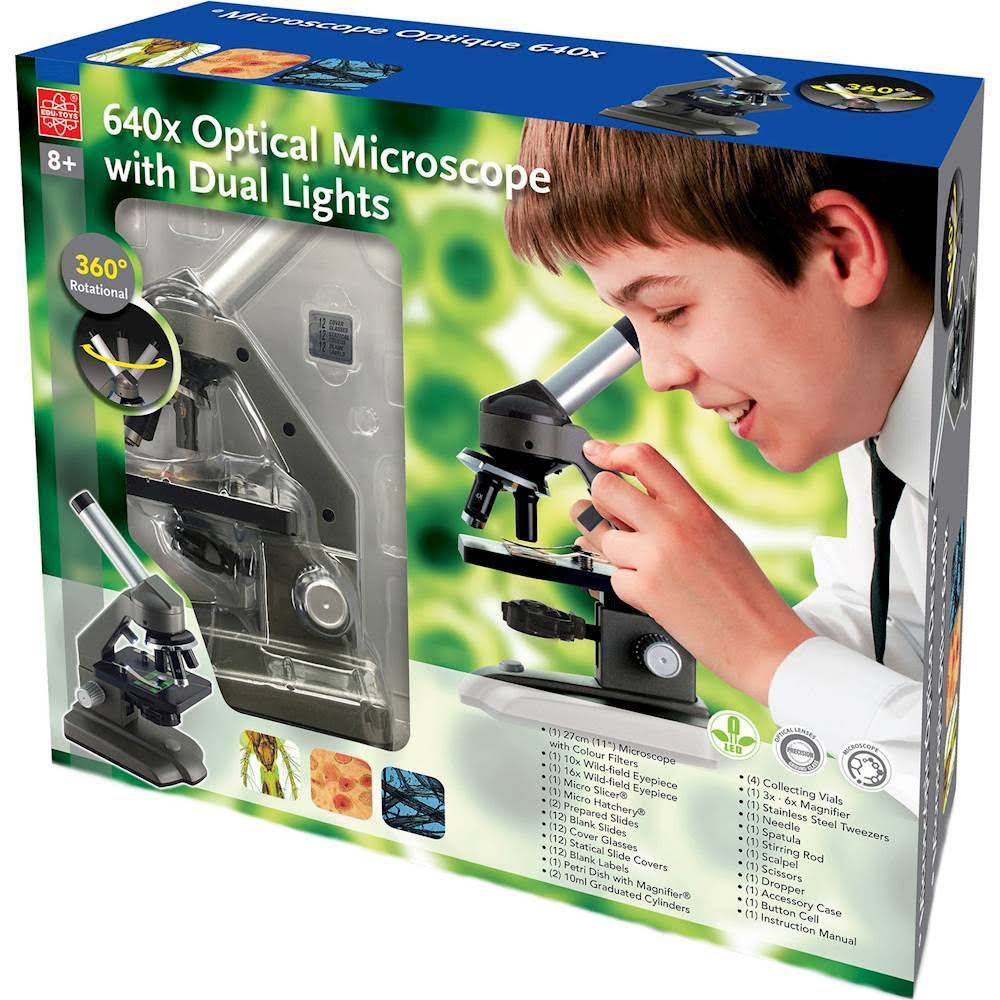Die-Cast Optical Microscope with Dual Lights G2595