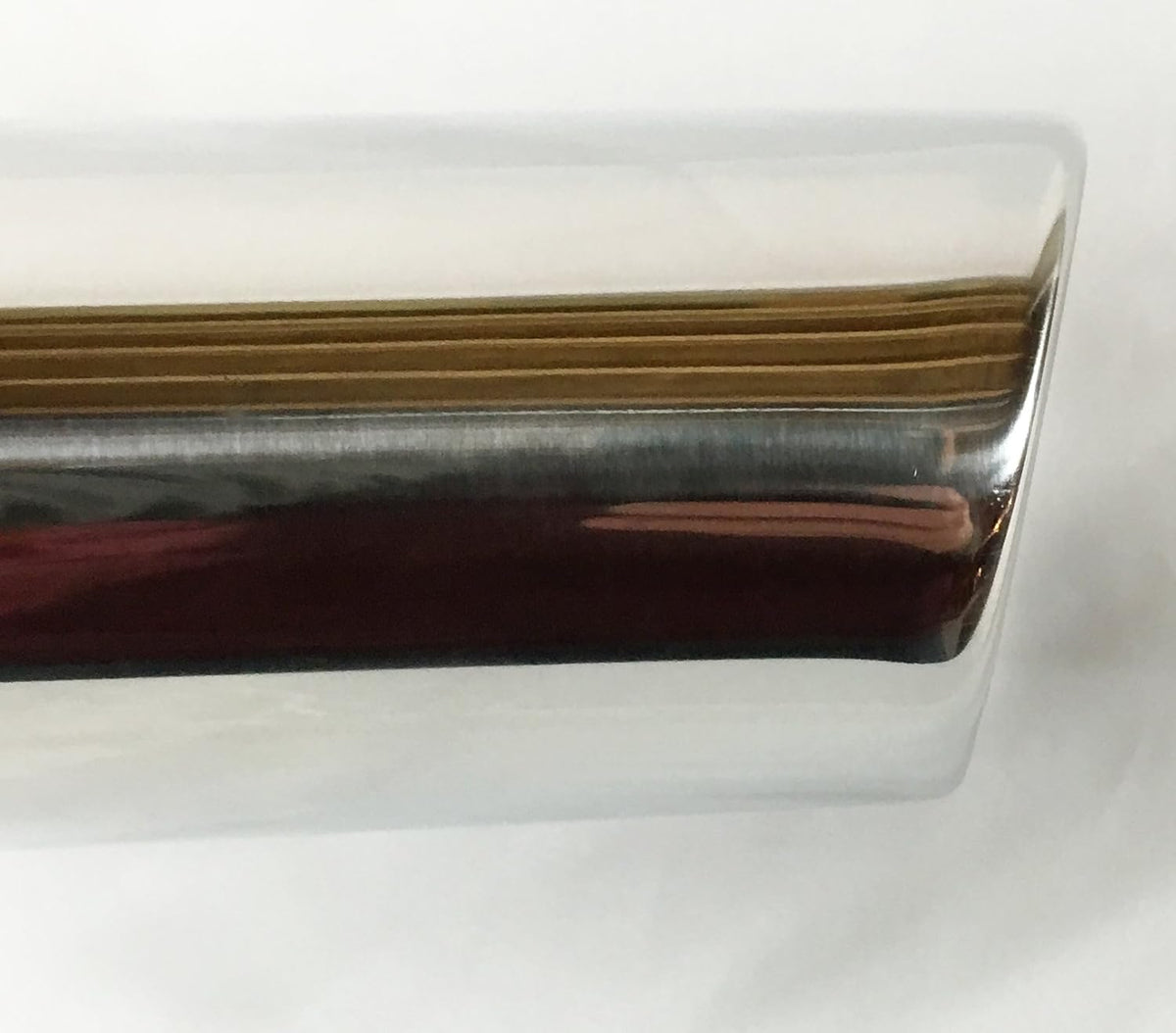 Polished Stainless Steel Rolled Oval Exhaust Tip Pack of 2 I46128