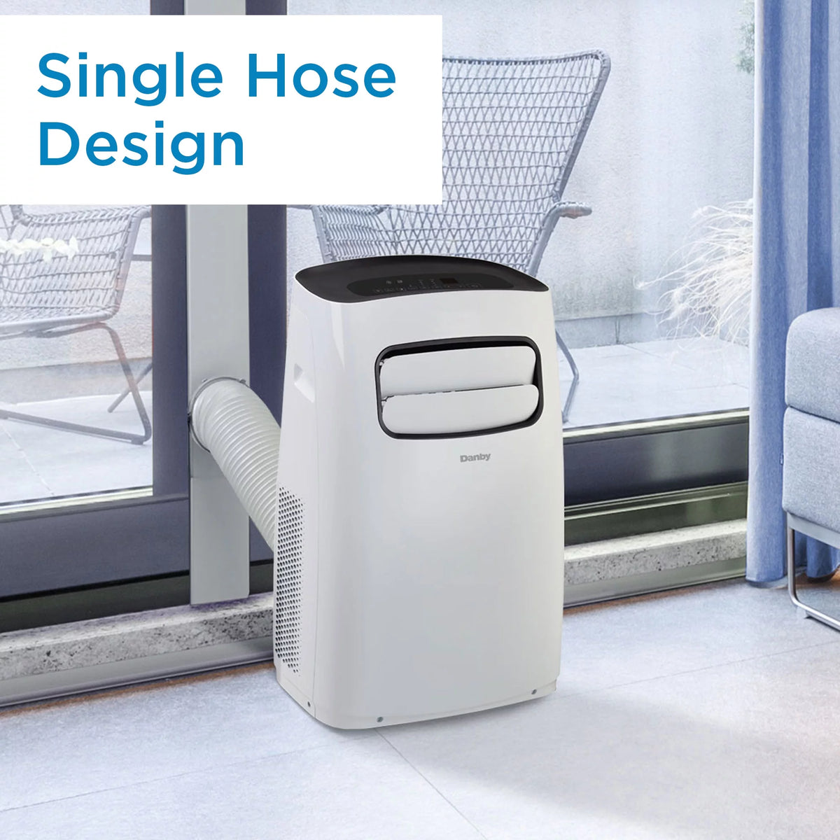 5800 BTU White Portable AC Y111
