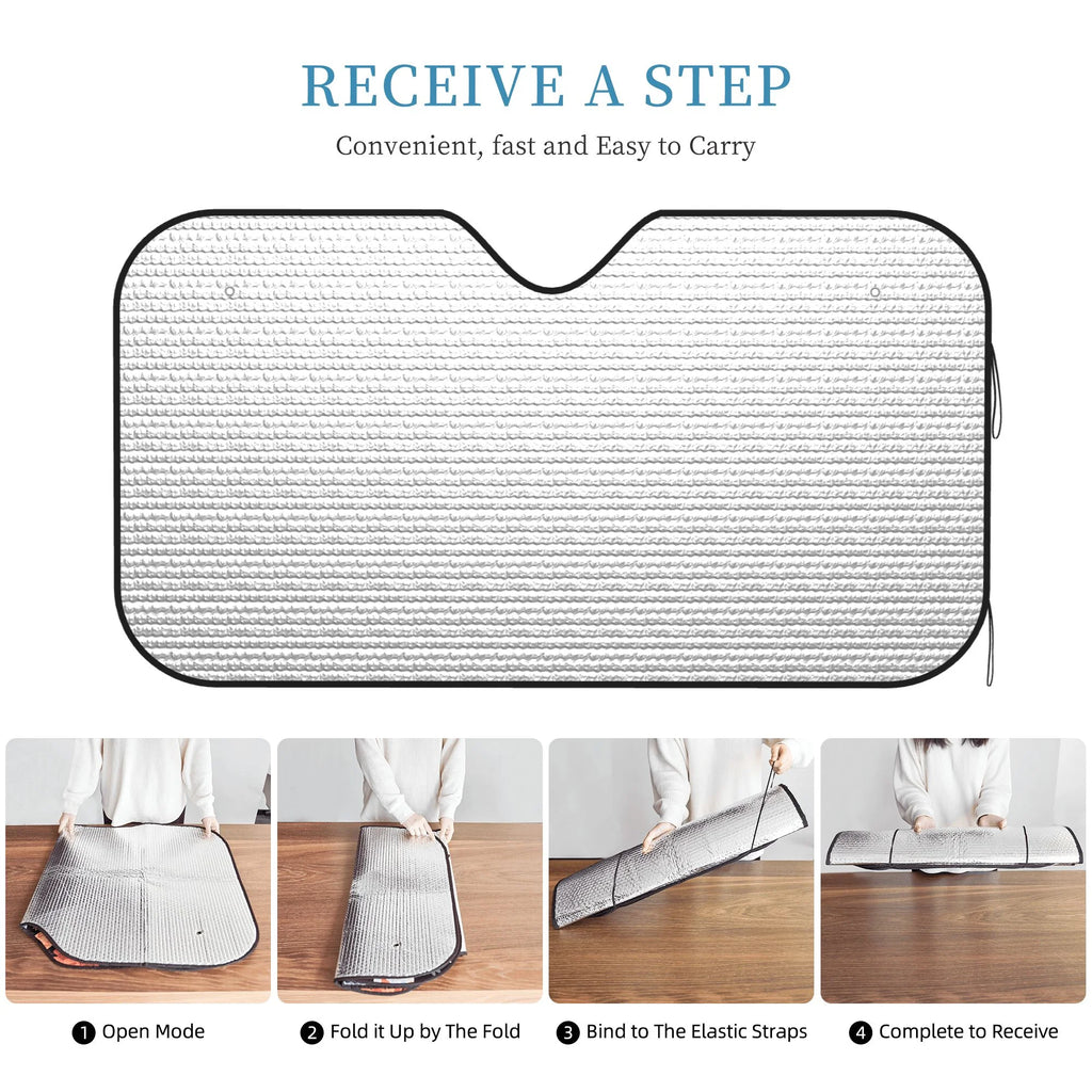 Medium Size Car Sun Shades Front Windshield P2571