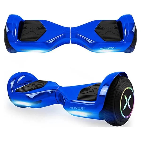 6.5 in LED Wheel Hoverboard, 220 lb Max Weight, Blue Q5037