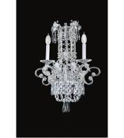 Antique Silver 2 Light Sconce H69049