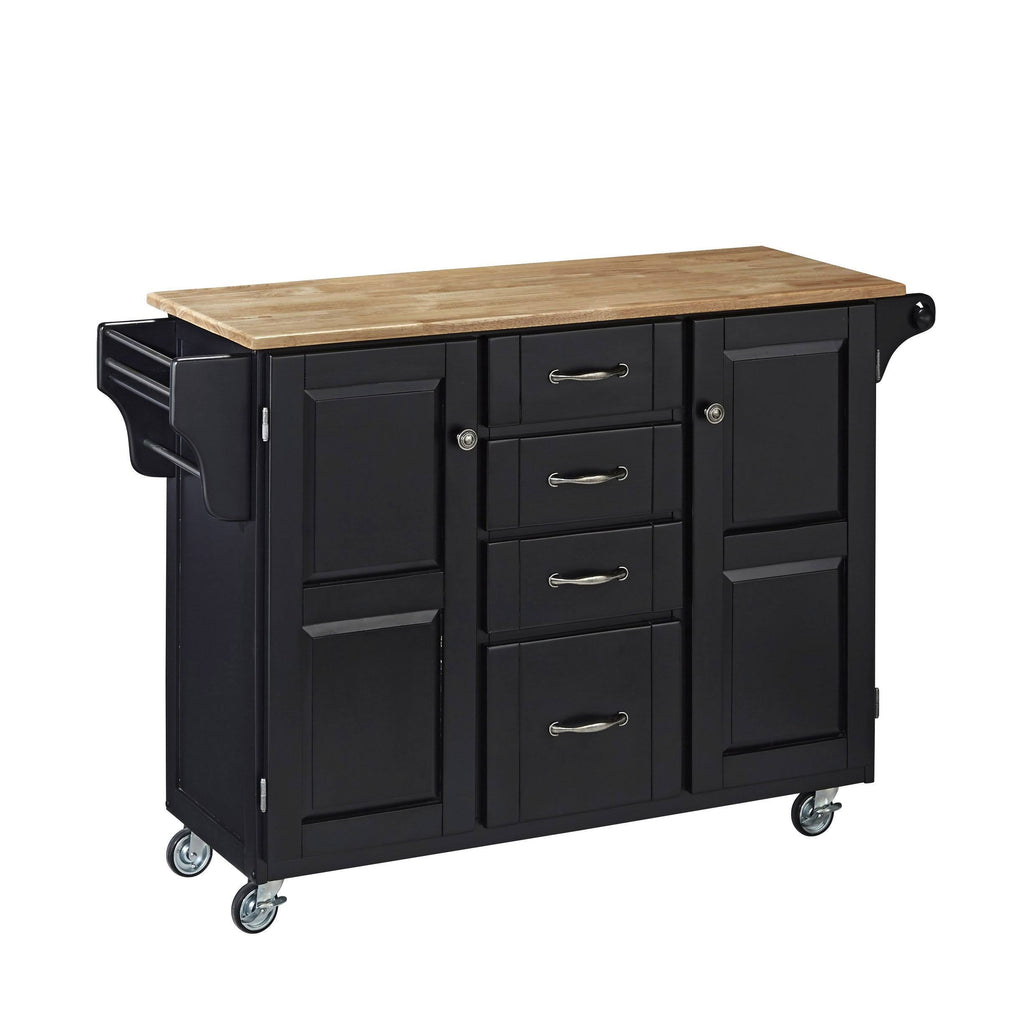 Black Wood Top Cart W997