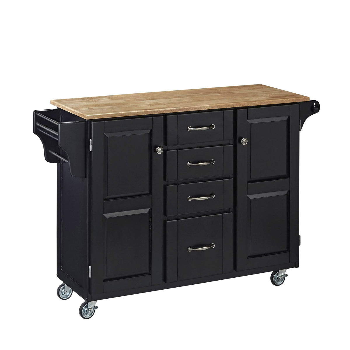 Black Wood Top Cart W997