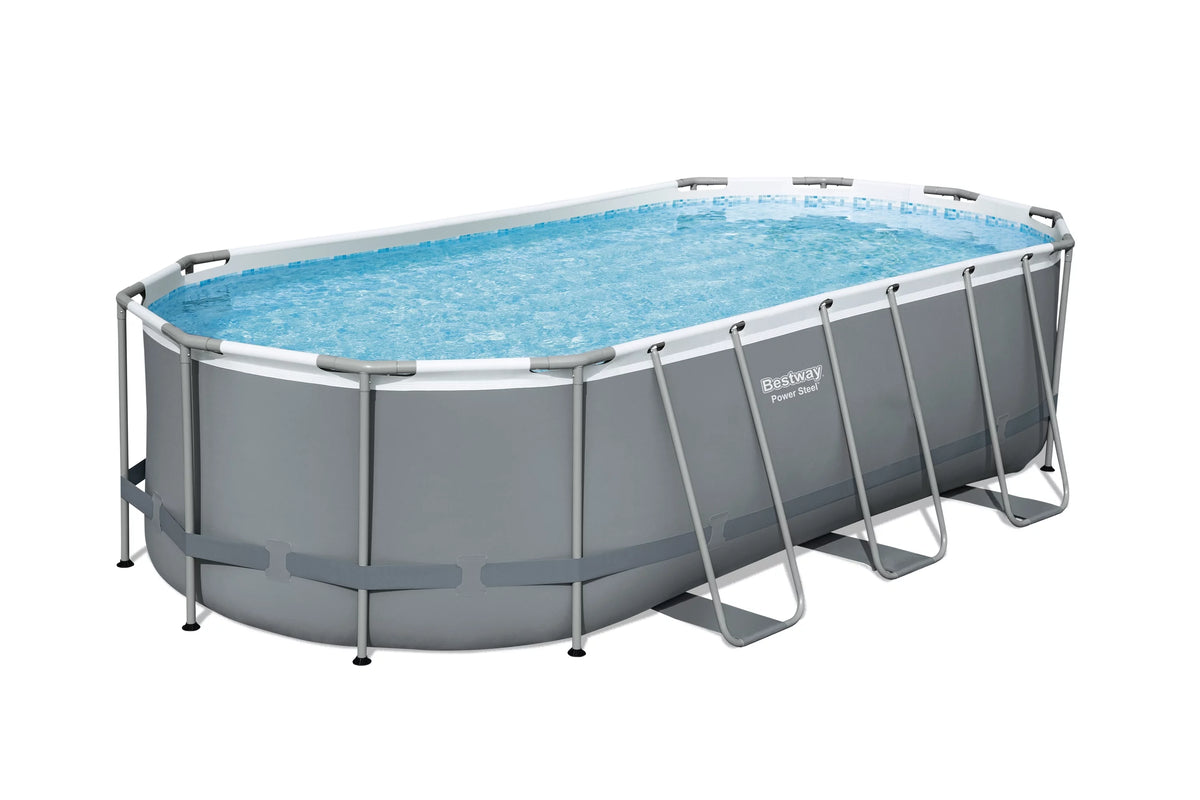 18' x 9' x 48'' Oval Above Ground Pool Set V818460
