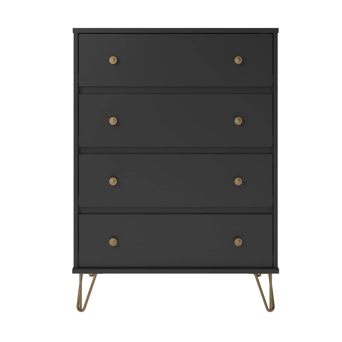 Black 4 Drawer Dresser U329601