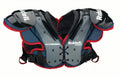 Youth Football Shoulder Pads, Blue and Red, Medium A7904