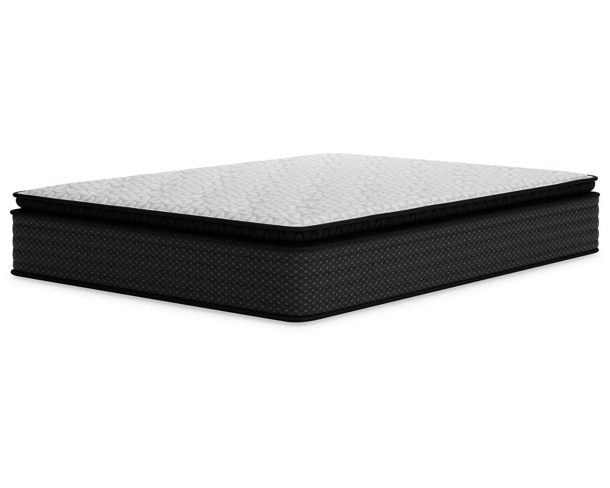 Twin Size 13-inch Pillow Top Hybrid Mattress with Gel Memory Foam White Y6227