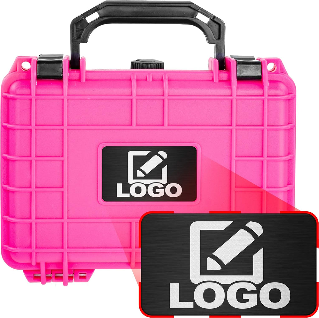 Hard Case Water & Shock Proof with Foam 8.12 inch 6.56 inch 3.56 inch Black J111