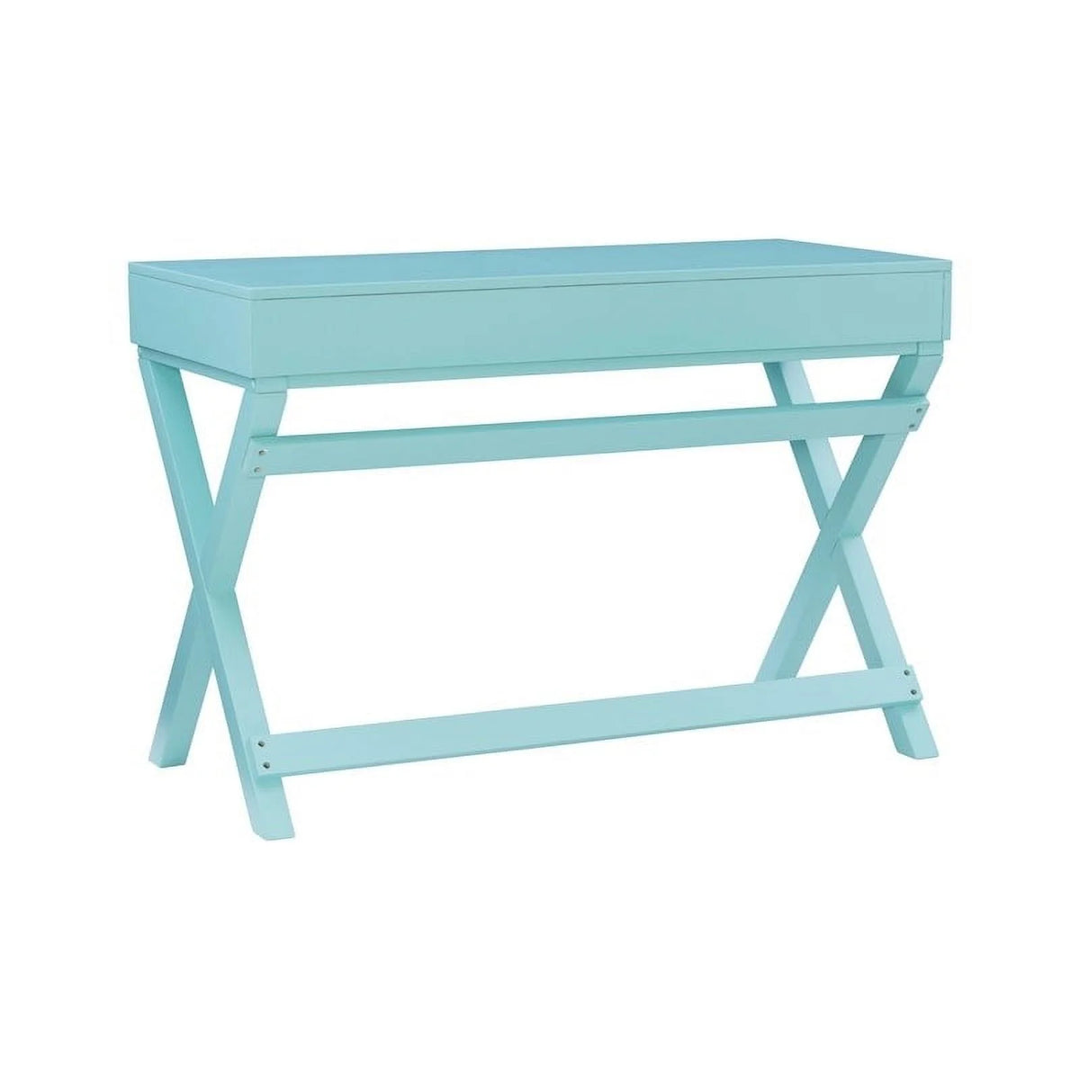 Blue Wood Writing Desk L202