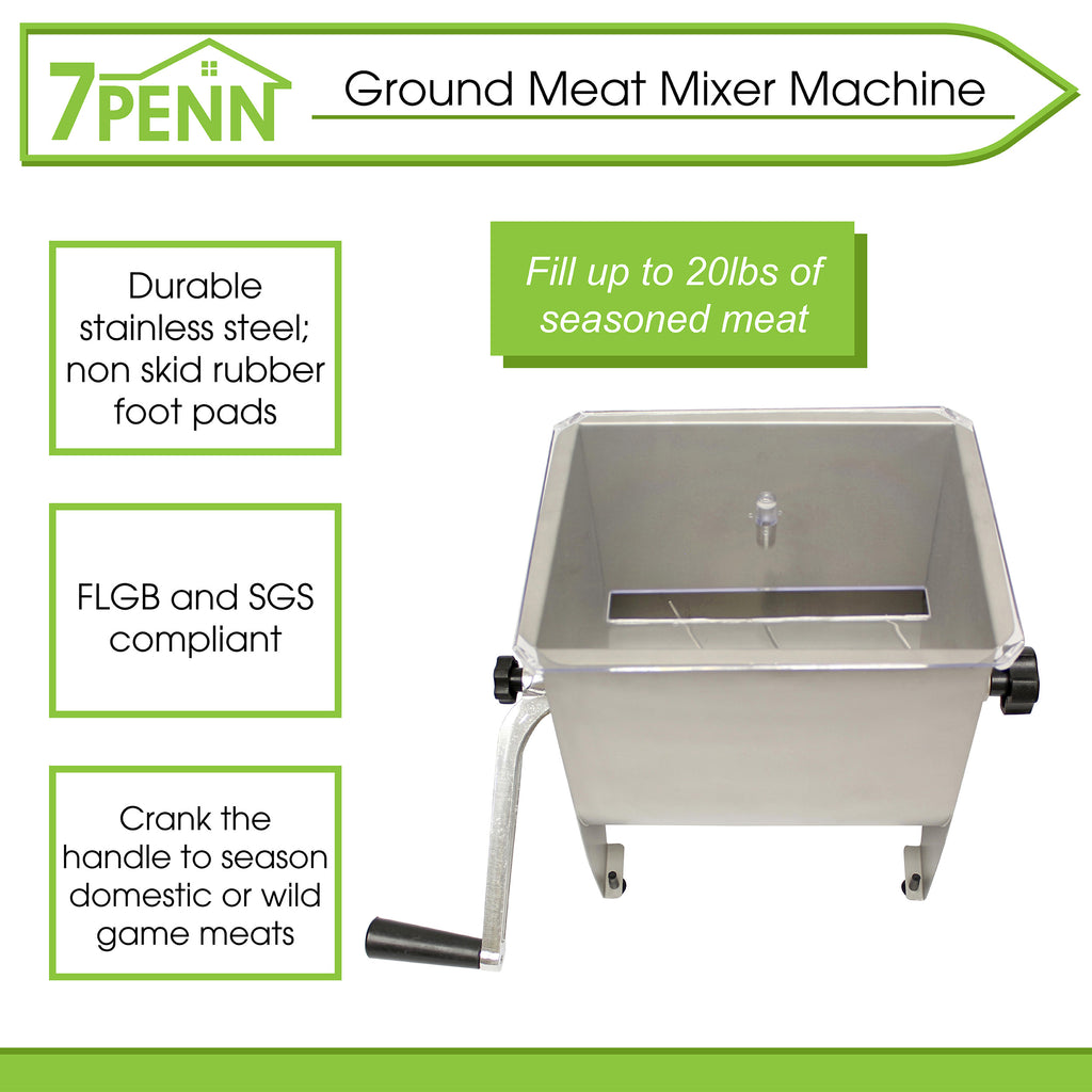 Manual Meat Mixer with Lid N4262