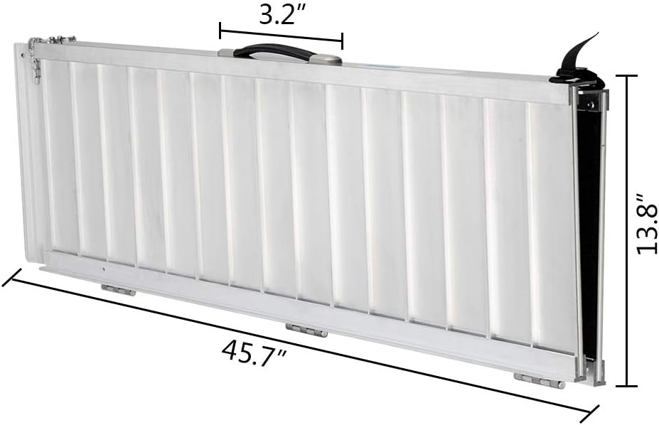 4ft Aluminum Wheelchair Ramp Threshold Portable Ramps S1483