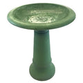Kale Green Fiber Clay Bird Bath N8552