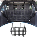 Car Rear Trunk Organizer Isolation Cargo Net, Mesh Dog Barrier Divider Net for Jeep Wrangler JKU & JLU 4 Door 2007-2021 Pack of 2 Z950