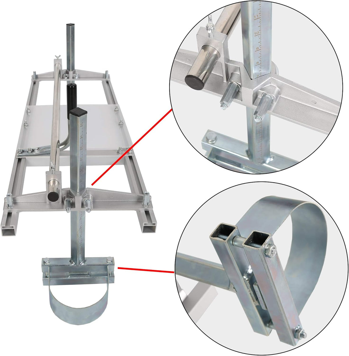 14" - 36" Portable Aluminium & Steel Chainsaw Guide Bar Mill Pack of 2 L315
