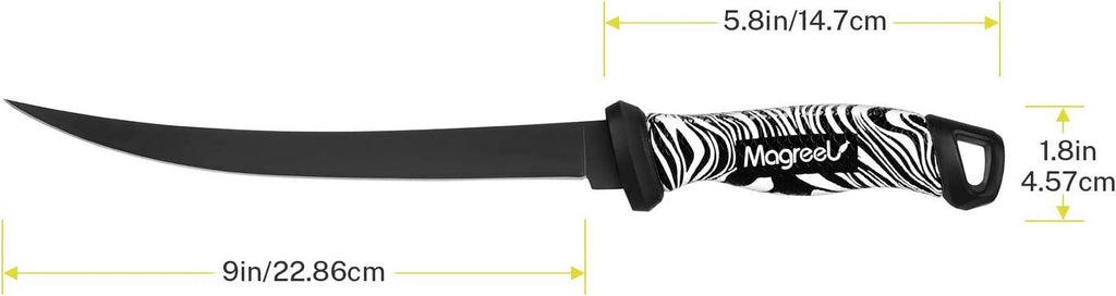 Fillet Knife Stainless Steel Non-Slip Grip C127