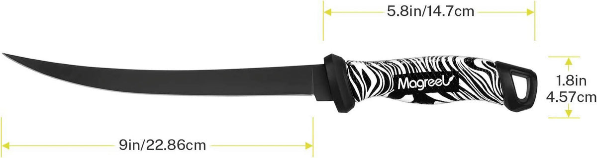 Fillet Knife Stainless Steel Non-Slip Grip C127