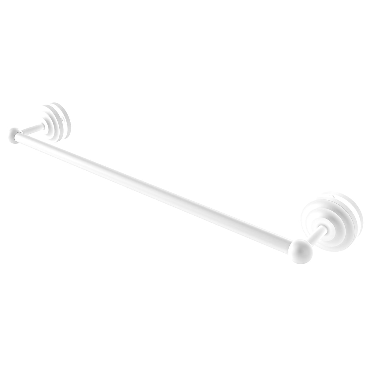 Matte White 24 inch Towel Bar B588