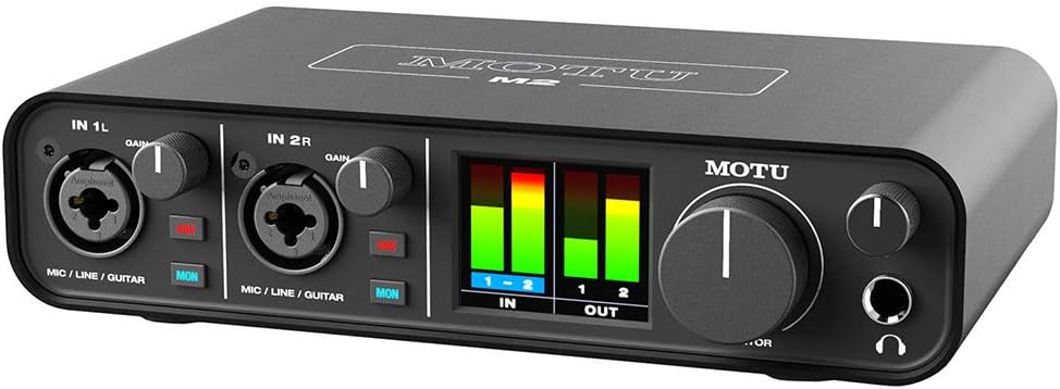 Motu M2 2x2 USB-C Audio Interface with XLR Cable Z626260