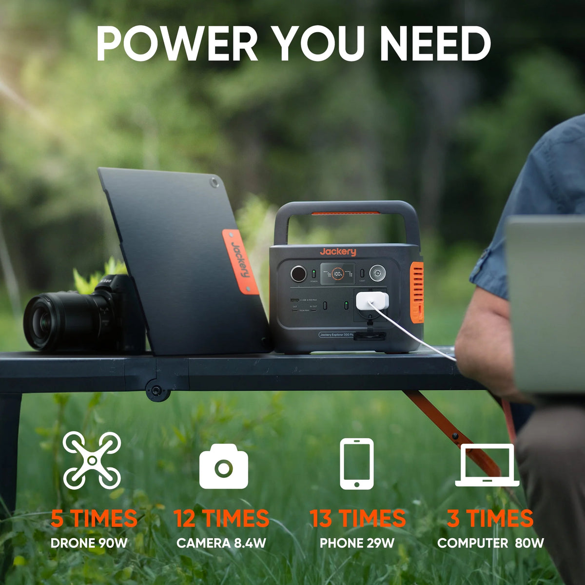 Portable Power Station 288Wh LiFePO4 Battery Y9582