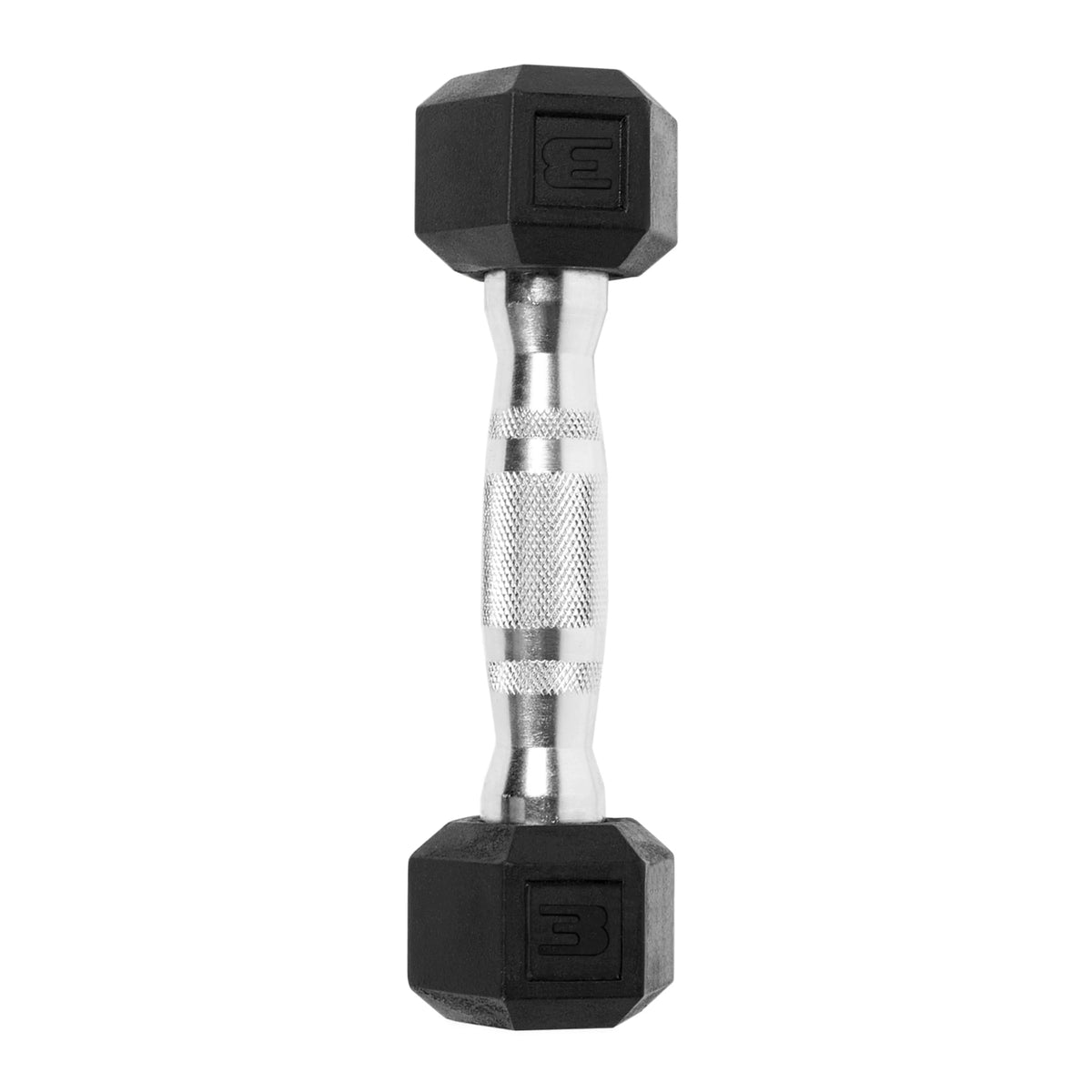 25lb Rubber Hex Dumbbell E1177