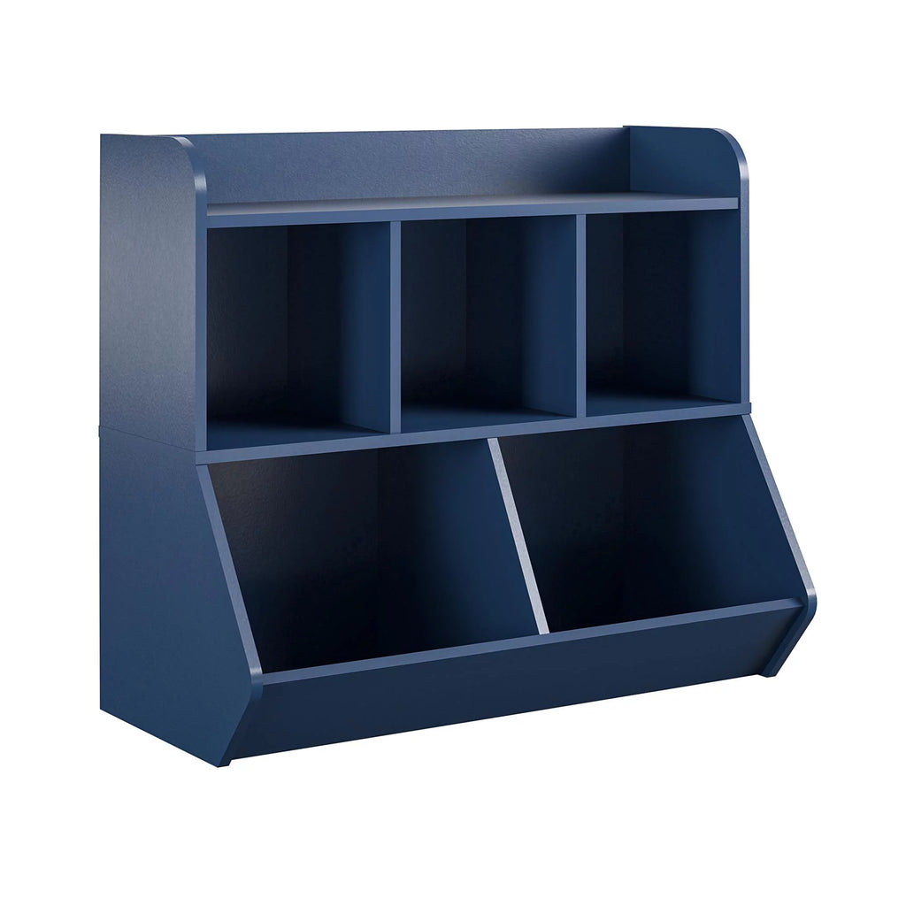 Navy Kids Toy Storage Bookcase L185819