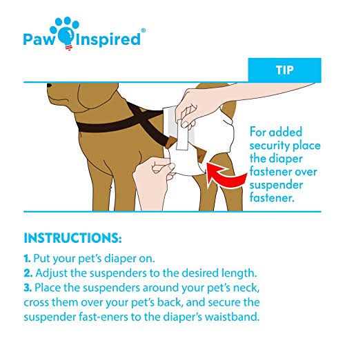 Dog Diaper Suspenders L6243