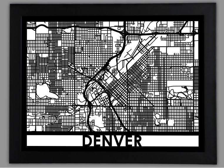Laser Cut Maps F105