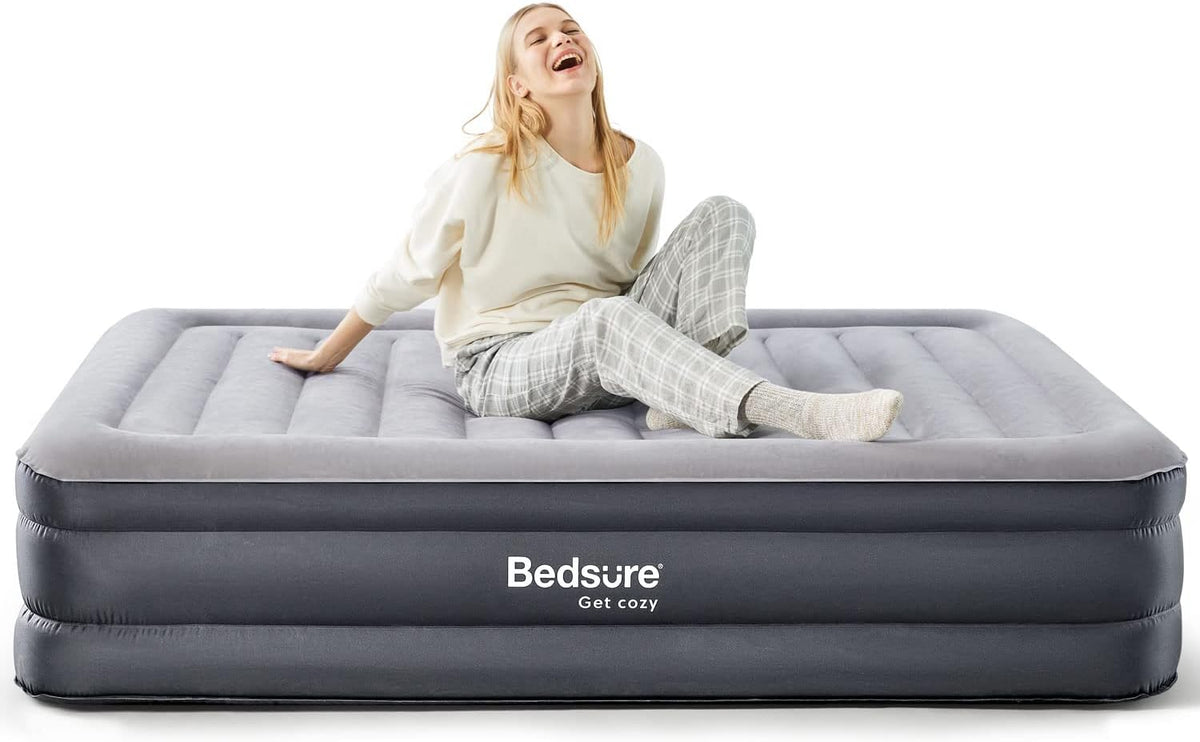 Queen Air Mattress with Built in Pump H942874