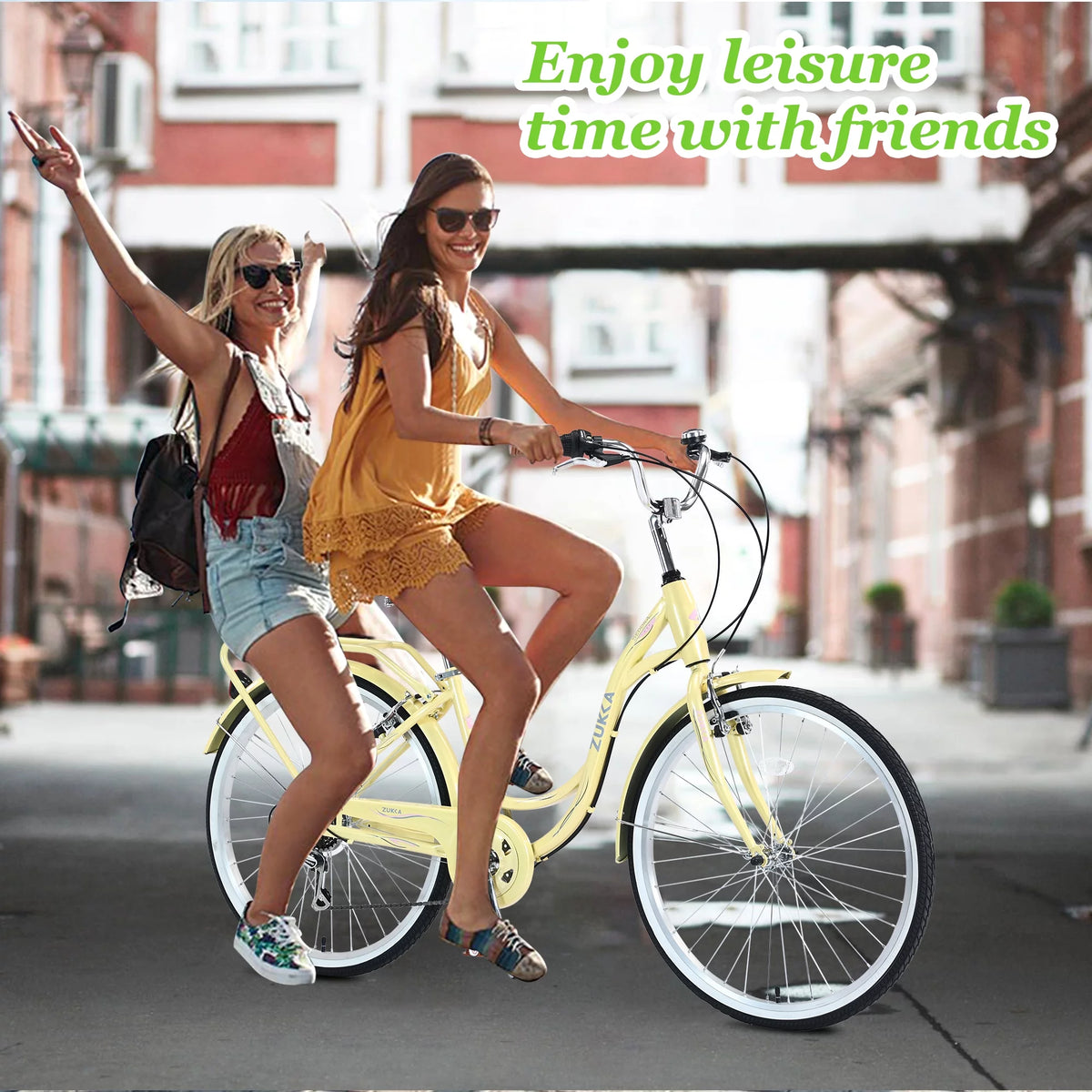 26 inch 7 speed Blue Beach Cruiser Bike R2658