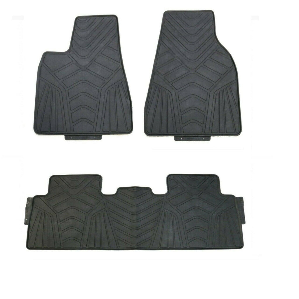 Custom Fit Rubber Floor Mats for 2015 - 2019 Tesla Model X (5 SEATER) X231