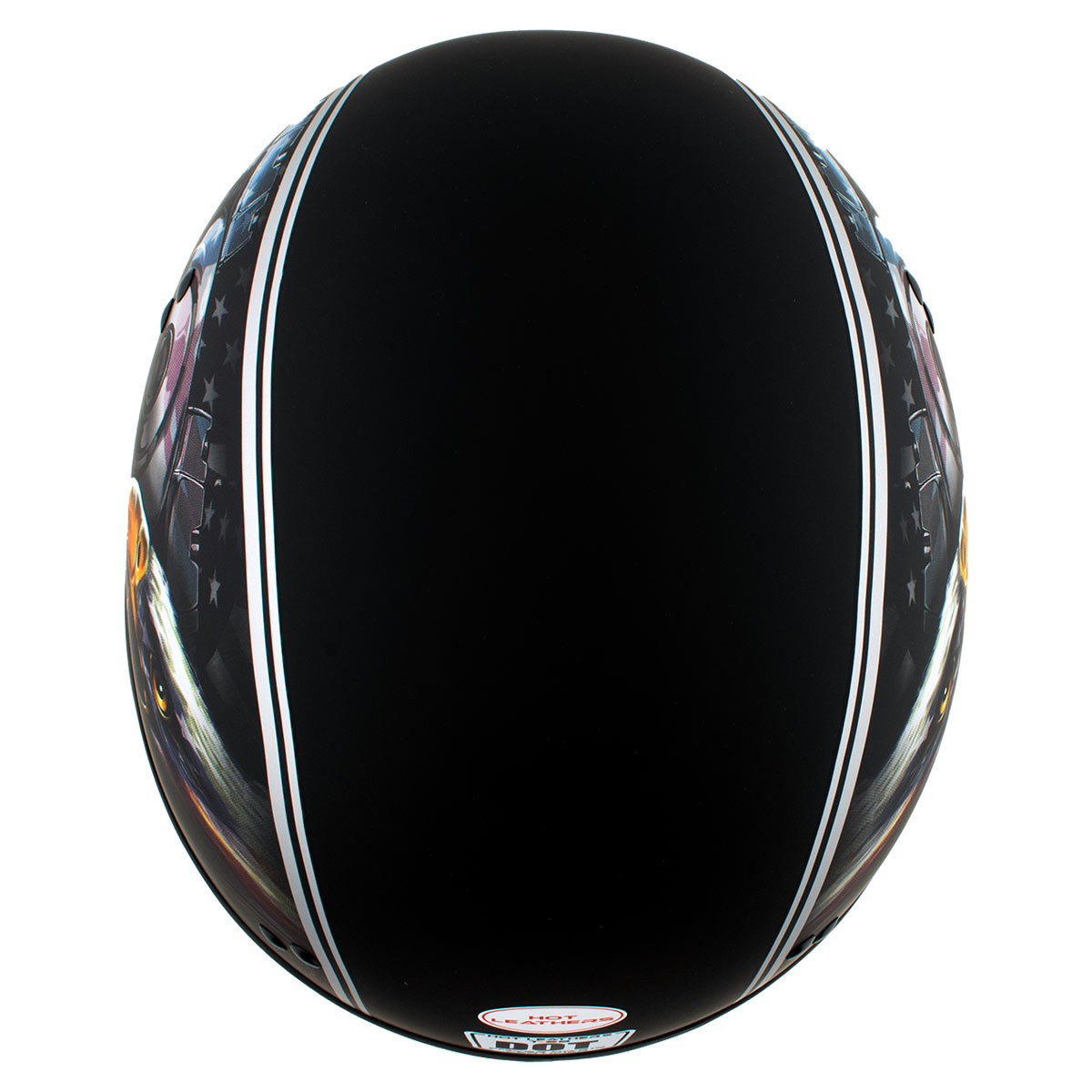Flat Black Motorcycle DOT Half Helmet C548