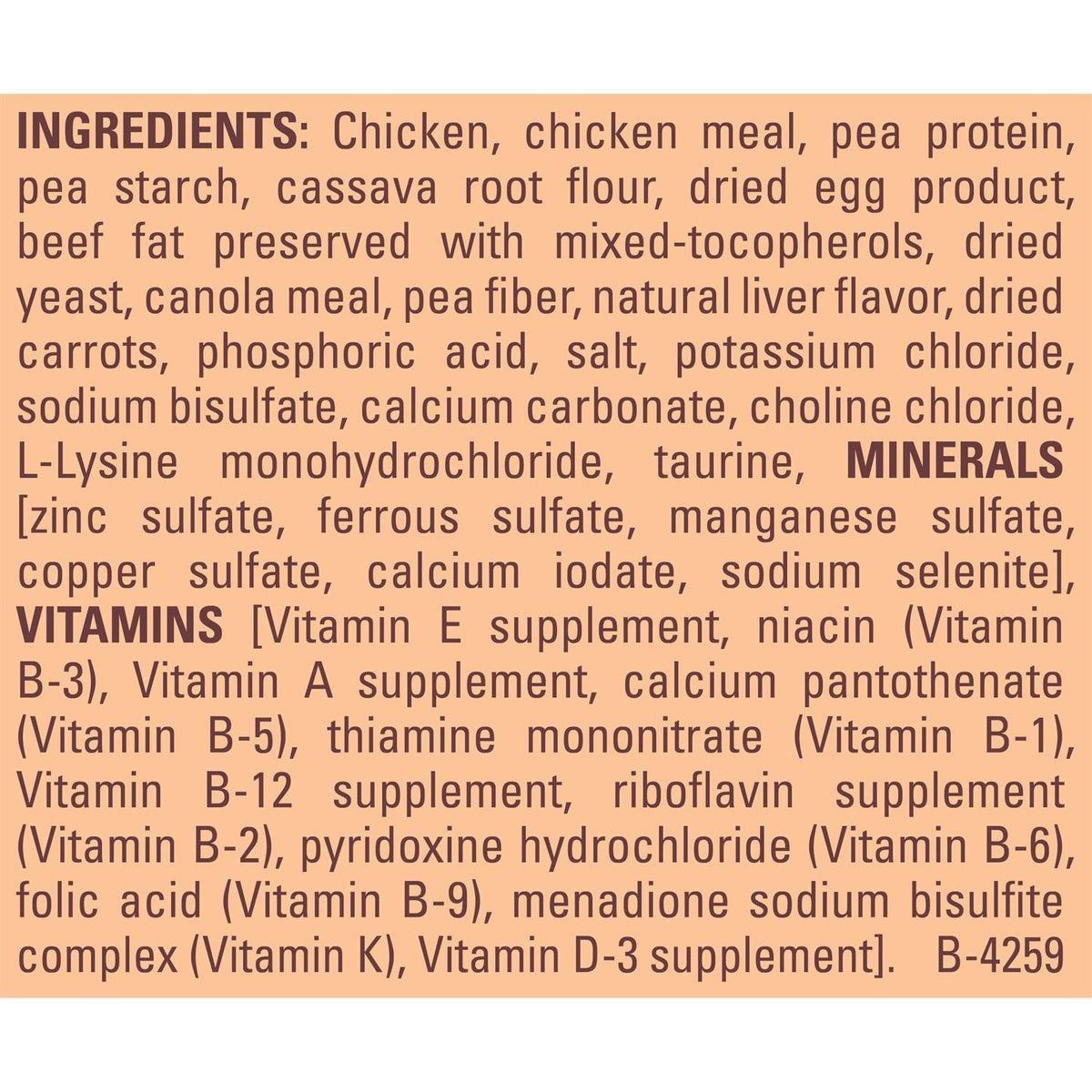 Grain Free White Meat Chicken & Egg Recipe Dry Cat Food C8459
