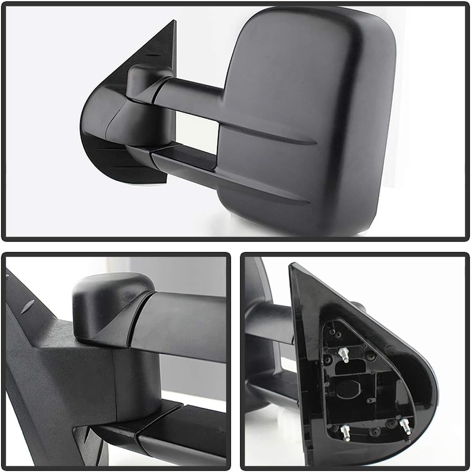 Manual Non Heat Towing Telescoping Side Mirrors K8104
