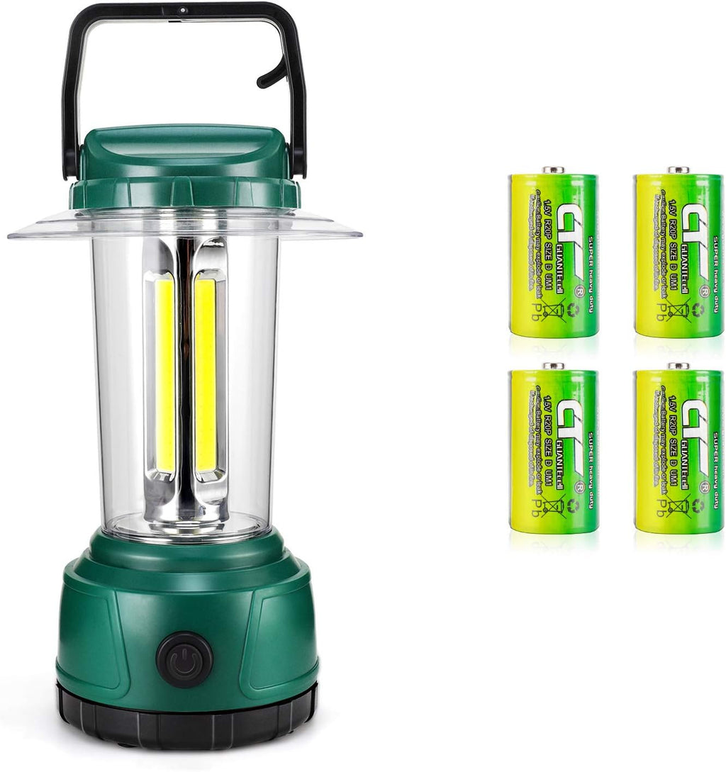 LED Camping Lantern 2000 Lumen COB Camping Light 4D Batteries Included Pack of 2 D8297