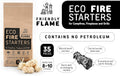 35pcs Natural Wood and Wax Firestarters G95362