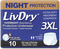 Adult Incontinence Underwear XXX-Large 10 Count H5522