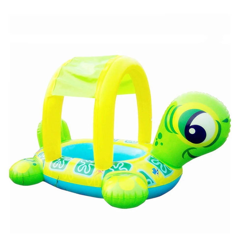 Inflatable Tortoise Swimming Pool Swim Ring Float Q1718