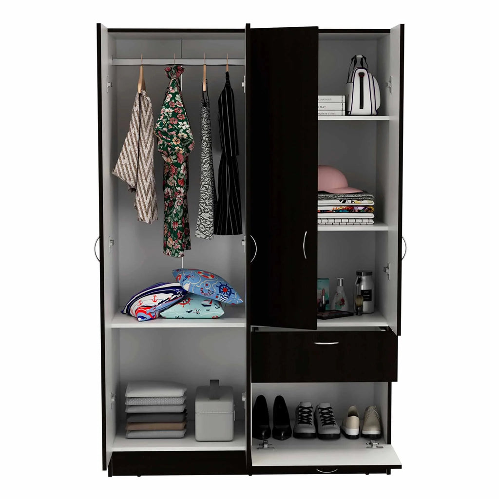 Black White Armoire X80823