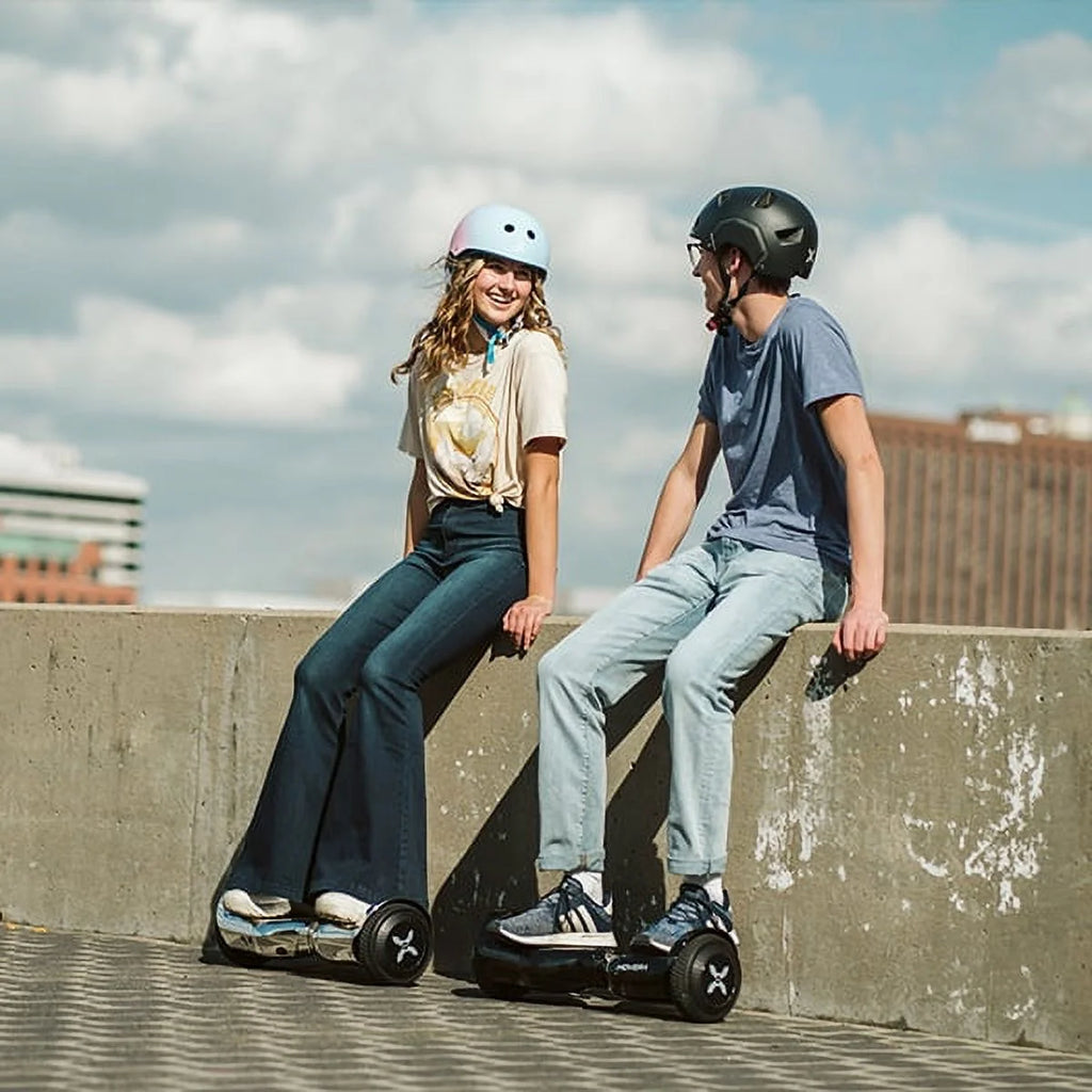 6.5 in LED Wheel Hoverboard, 220 lb Max Weight, Blue Q5037