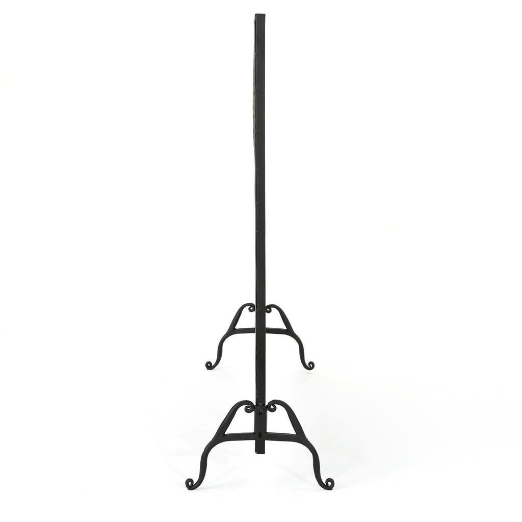 Black Iron Fireplace Screen Z130