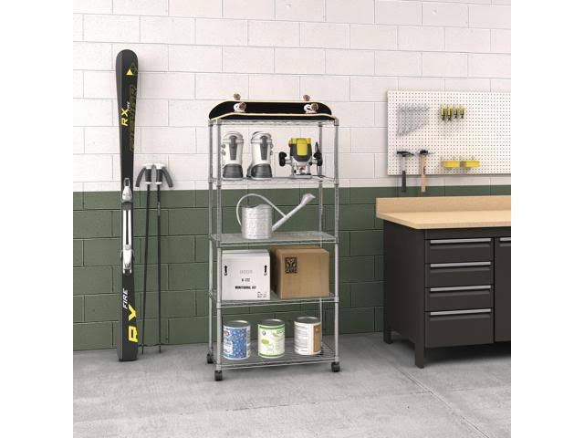 Adjustable Wire Shelving Unit 30 x 60, Chrome W71326