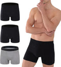Washable Absorbency Urinary Incontinence Underwear for Men Boxer Briefs 60 ML 3 Pack R11595