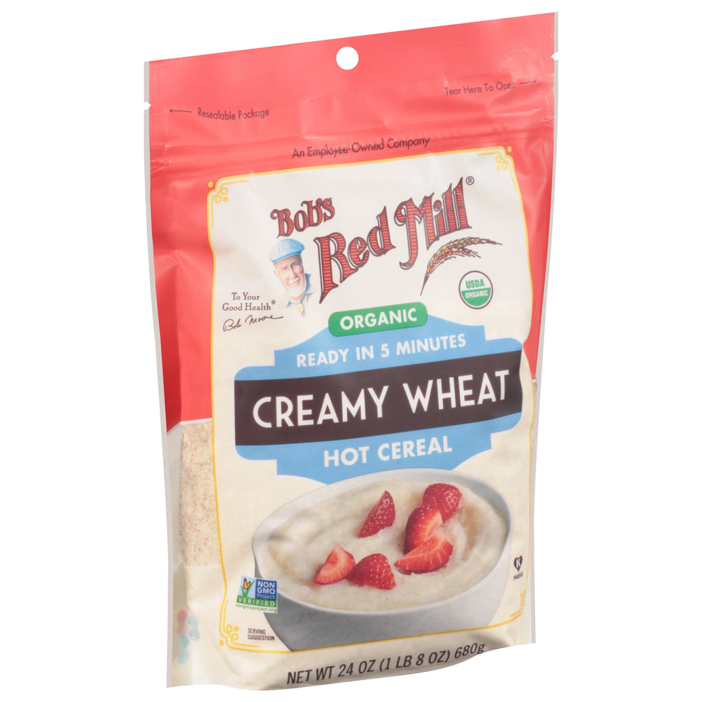 Organic Creamy Wheat Hot Cereal 24 oz P680412