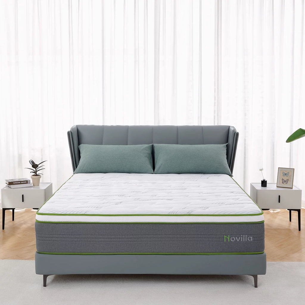 10" Memory Foam Pocket Spring Hybrid Mattress California King Size J90273