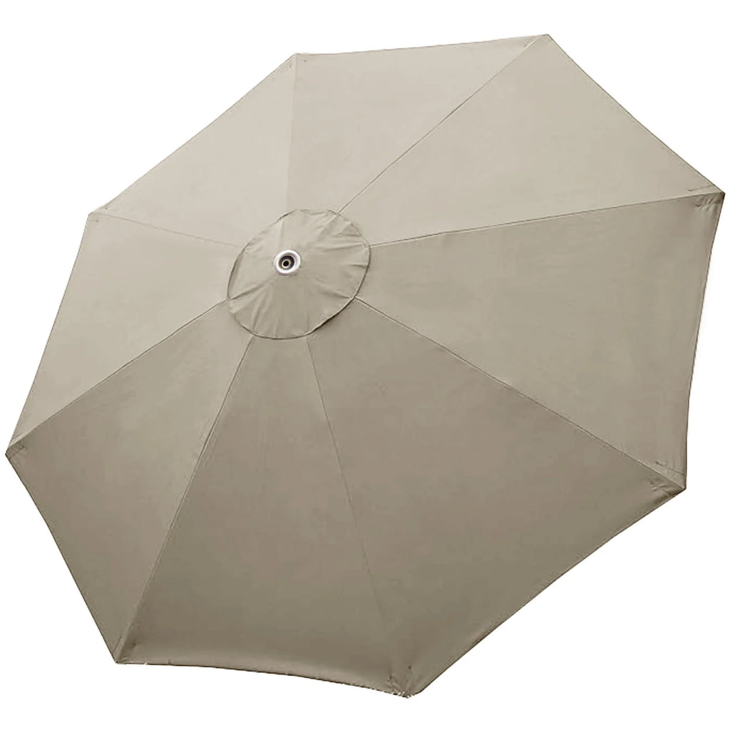 Beige Replacement Canopy for Round 9FT Patio Umbrellas with 8 Ribs K991374